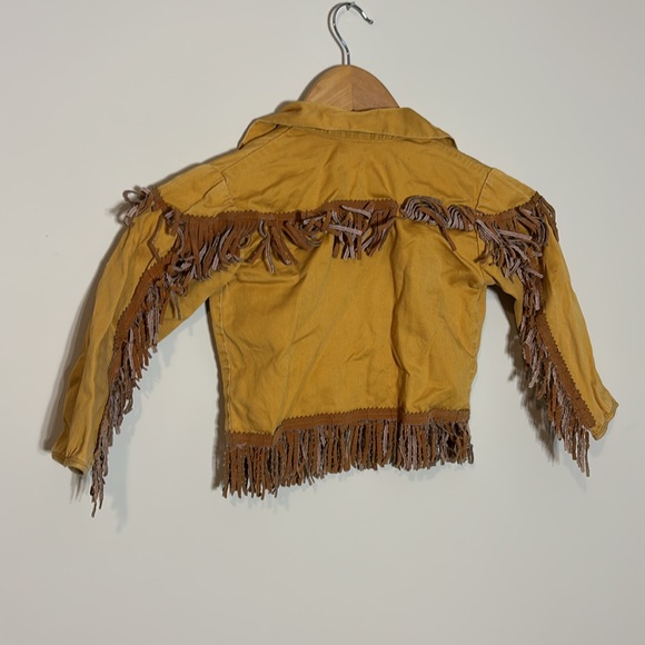 Vintage 50s Walls of Texas Western Embroidered Fringe Jacket - Picture 4 of 4